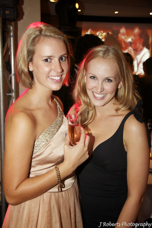 Girls smiling at party - party photography sydney
